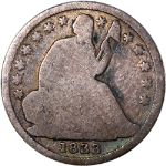 1838-P Seated Liberty Half Dime