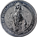 2019 Great Britain 1 oz Platinum Queen&#39;s Beasts - Unicorn of Scotland - BU STOCK