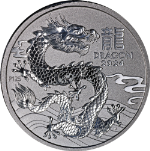 2024 Australia 1 oz Platinum - Lunar Dragon Series III - BU STOCK