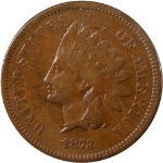 1873 Indian Cent - Open &#39;3&#39;