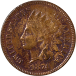 1874 Indian Cent