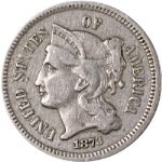 1873 Three (3) Cent Nickel