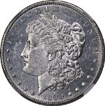1890-CC Morgan Silver Dollar NGC MS61 PL Blast White Great Eye Appeal