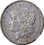 1893-P Morgan Silver Dollar NGC XF45 Key Date Decent Eye Appeal Nice Strike