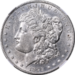 1895-S Morgan Silver Dollar NGC AU53 Key Date Superb Eye Appeal Nice Strike