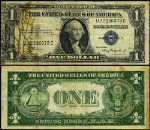FR. 1608 $1 1935-A Silver Certificate Short-Snorter VF