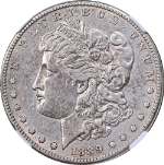 1889-CC Morgan Silver Dollar NGC AU Details Key Date Nice Eye Appeal Nice Strike