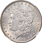 1892-P Morgan Silver Dollar NGC Unc Details Great Eye Appeal Nice Strike
