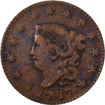 1817 Large Cent - 13 Stars