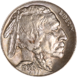 1938-D/S Buffalo Nickel