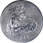 2018 Great Britain 10 Pounds Silver Valiant - 10 Ounce .999 Fine - OGP Capsule