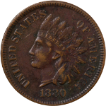 1880 Indian Cent