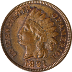 1891 Indian Cent - Choice