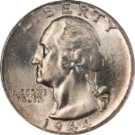 1944-S Washington Quarter PCGS MS65 Superb Eye Appeal Strong Strike