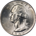 1946-S Washington Quarter PCGS MS65 Superb Eye Appeal Strong Strike