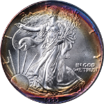 1995 Silver American Eagle $1 PCGS MS69 Superb Eye Appeal Strong Strike