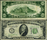 FR. 2006 I $10 1934-A Federal Reserve Note ERROR Gutterfold VF