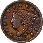 1837 Large Cent - Small Letters