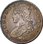 1834 Bust Half Dollar 'Small Date Small Letters' Nice AU Details 0-113 R.1