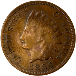 1886 Type 2 Indian Cent