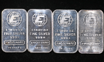 1 Ounce Engelhard Silver Bar .999+ Fine - Large E (Smooth) & Globe - STOCK