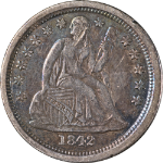 1842-O Seated Liberty Dime Nice XF Nice Eye Appeal Nice Strike