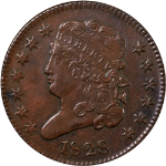 1828 Half Cent - Choice