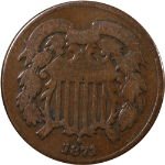 1871 Two (2) Cent Piece