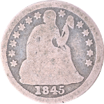 1845-O Seated Liberty Dime