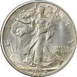 1934-S Walking Liberty Half Choice BU+ Details Great Eye Appeal Strong Strike