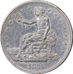 1876-P Trade Dollar Nice AU/BU Great Eye Appeal Strong Strike