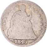 1845-P Seated Liberty Half Dime