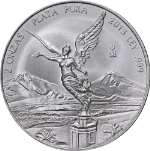 2013-Mo Mexico 2 Ounce Silver - 2 Onzas - Libertad - BU