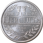 5 Ounce Silver Round - The 12 Labors of Hercules - .999 Fine