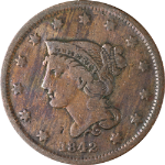 1842 Large Cent - Small Date