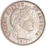 1913-P Barber Dime