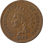 1866 Indian Cent Choice XF++ Superb Eye Appeal Strong Strike