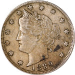 1889 Liberty V Nickel