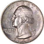 1949-D Washington Quarter