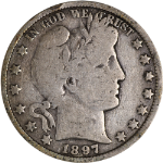 1897-O Barber Half Dollar