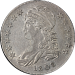 1808 Bust Half Dollar Choice AU/BU 0-109a R.3 Great Eye Appeal Nice Strike