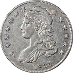 1834 Bust Half Dollar 'Small Date, Small Letters' Nice AU 0-115 R.2 Nice Strike