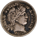 1909-D Barber Dime