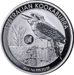 2016 Australia 1 Ounce Silver Kookaburra w/ Monkey Privy - .999 Fine OGP - STOCK