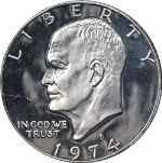1974-S Eisenhower Ike Silver Dollar PCGS PR69 DCAM - STOCK