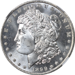 1899-O Morgan Silver Dollar NGC MS65 Blazing White Gem Superb Eye Appeal