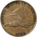 1857 Flying Eagle Cent - Choice