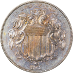 1868 Shield Nickel - Cleaned
