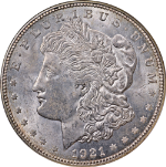 1921-D Morgan Silver Dollar NGC MS64 Nice Eye Appeal Nice Strike