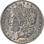 1892-P Morgan Silver Dollar NGC AU58 Decent Eye Appeal Nice Strike